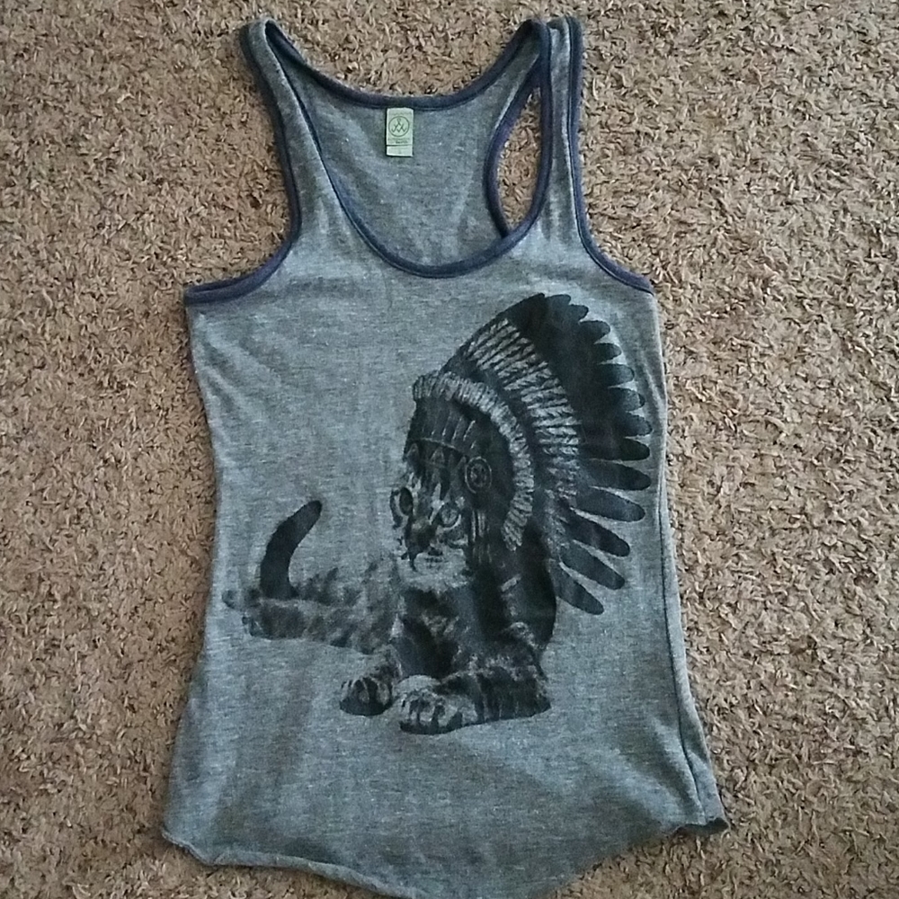 Kitty Cat with Headress Tank